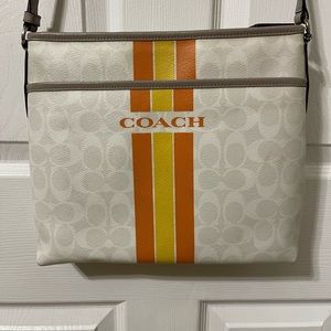 Coach varsity stripe file, Crossbody bag